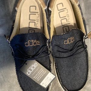 Hey Dude Wally Size 10 Navy/Khaki